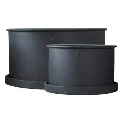 Set de 2 macetas Plant bowl, Black*DBKD Hot