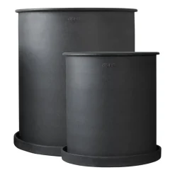 Set de 2 macetas Plant pot large, Black*DBKD Discount