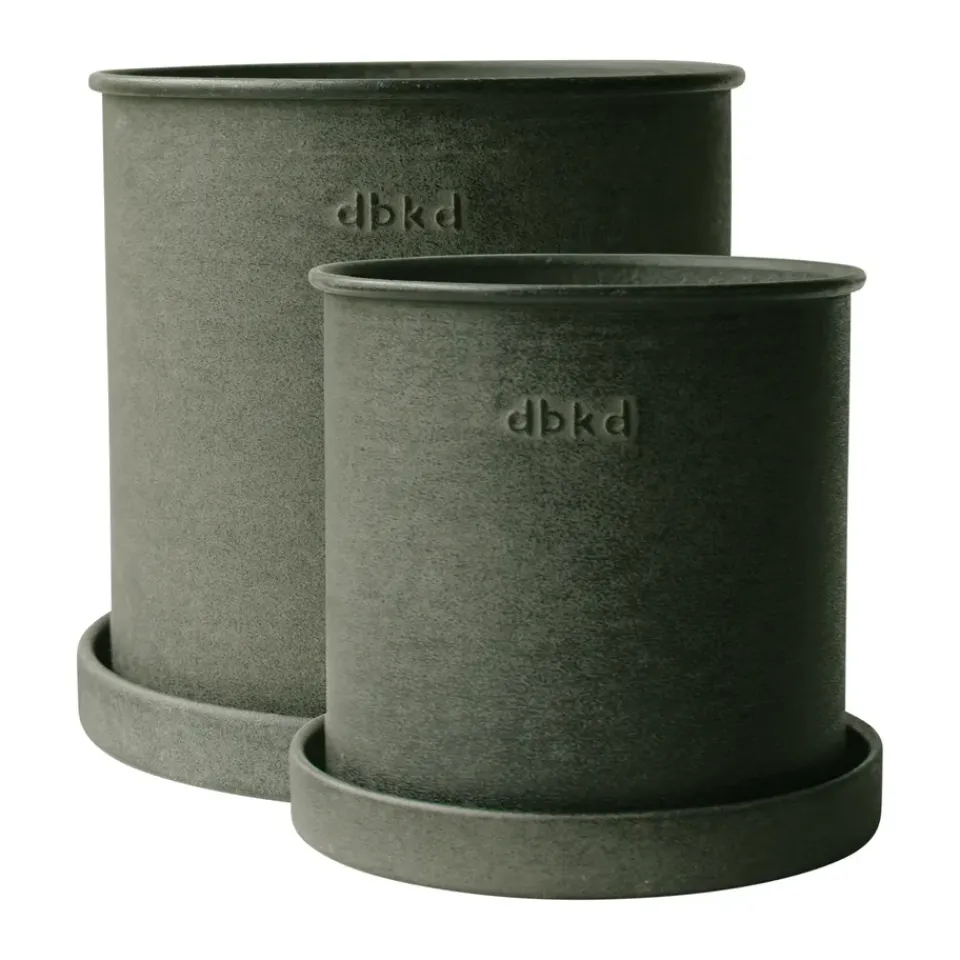 Set de 2 macetas Plant pot small, Green*DBKD Online
