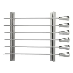 Setd e brochetas Markus 8 piezas 16x37 cm, Silver*Markus Aujalay New