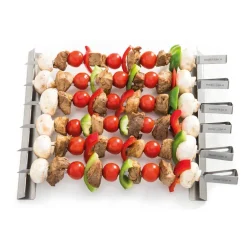 Setd e brochetas Markus 8 piezas 16x37 cm, Silver*Markus Aujalay New