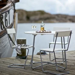Silla 1, Pino aceitado-galvanizada en caliente*Grythyttan Stålmöbler Outlet