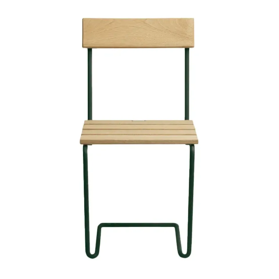 Silla 1, Pino aceitado-verde*Grythyttan Stålmöbler Hot