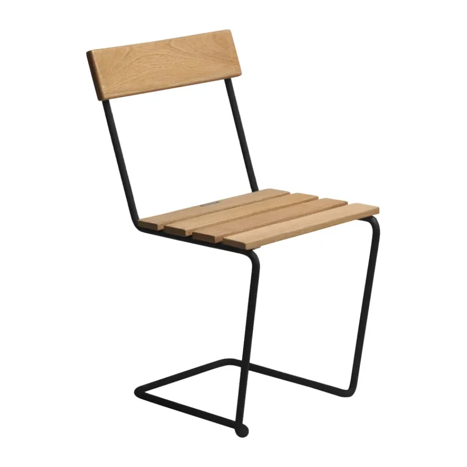 Silla 1, Roble aceitado-negro*Grythyttan Stålmöbler Discount