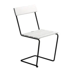 Silla 1, Roble tratado blanco-negro*Grythyttan Stålmöbler Hot