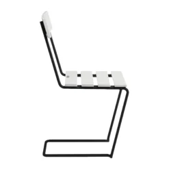 Silla 1, Roble tratado blanco-negro*Grythyttan Stålmöbler Hot