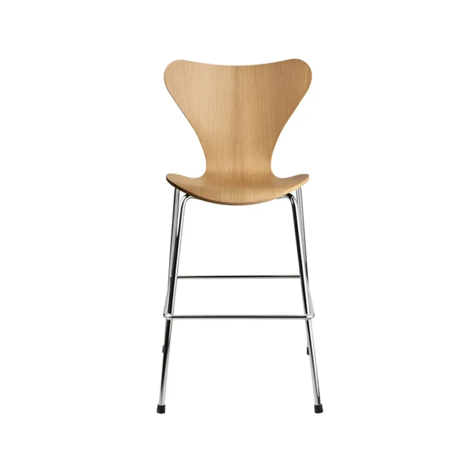 Silla 3177 Series 7 Junior cromo, Oak*Fritz Hansen Outlet