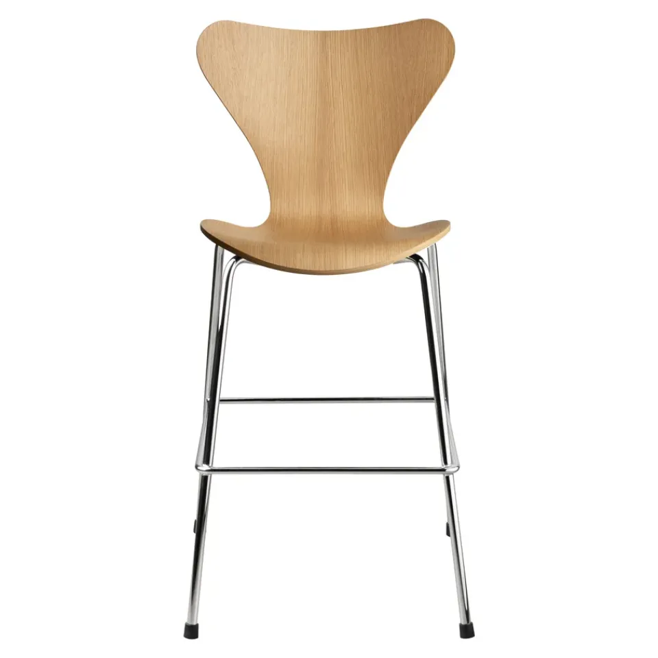 Silla 3177 Series 7 Junior cromo, Oak*Fritz Hansen Outlet