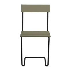 Silla 1, Verde claro roble-negro*Grythyttan Stålmöbler Best