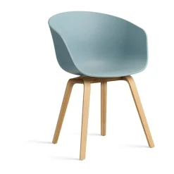 Silla About a Chair 22 , Dusty blue-soporte de roble lacado*HAY Online