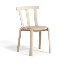 Silla Alt asiento tapizado abedul, Hallingdal 65-200 -Barniz mate claro*Stolab Best