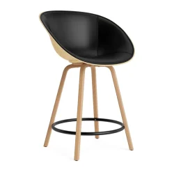 Silla asiento tapizado Mat Bar Armchair 65 cm, Ultra 41599-hemp-beech-black steel*Normann Copenhagen Best