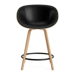 Silla asiento tapizado Mat Bar Armchair 65 cm, Ultra 41599-hemp-beech-black steel*Normann Copenhagen Best