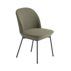 Silla auxiliar Oslo tapizada en tela, Ocean 21-Anthracite black*Muuto Sale