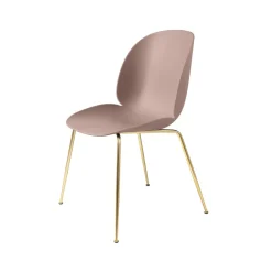 Silla Beetle, Sweet pink, base de latón*GUBI Online