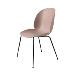 Silla Beetle, Sweet pink, base de acero negro*GUBI Best