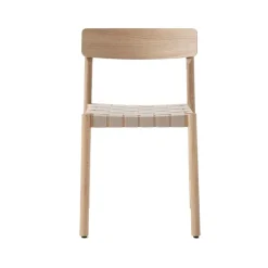 Silla Betty TK1, Roble, asiento de lino natural trenzado*&Tradition Sale