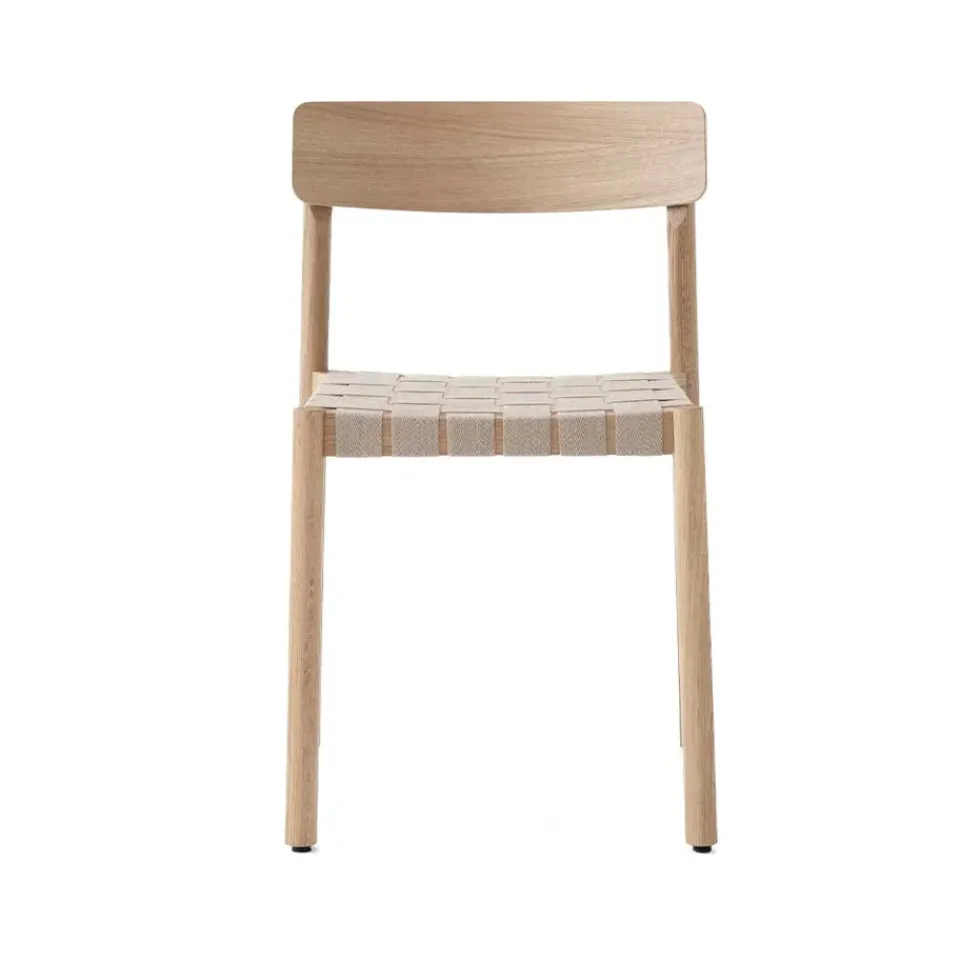 Silla Betty TK1, Roble, asiento de lino natural trenzado*&Tradition Sale