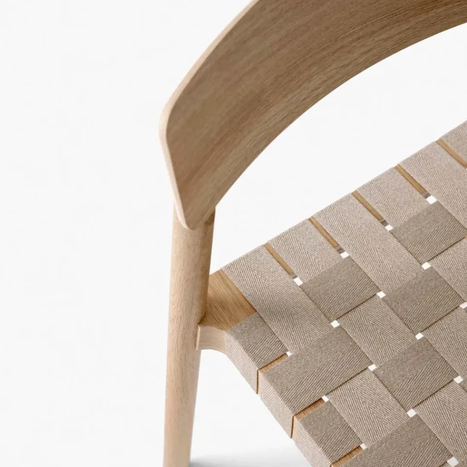 Silla Betty TK1, Roble, asiento de lino natural trenzado*&Tradition Sale