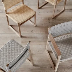 Silla BM61, Estructura trenzada natural aceitada*Fredericia Furniture Sale