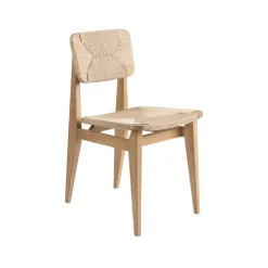 Silla C-Chair, Oak oiled, asiento y respaldo trenzado natural*GUBI New