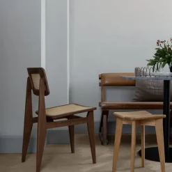Silla C-Chair, Oak oiled, asiento y respaldo trenzado natural*GUBI New