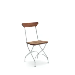 Silla Classic N. 2, Caoba aceitado, soporte galvanizado en caliente*Byarums bruk Outlet