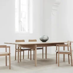 Silla con brazos Post 3446 , Piel premium 88- barnizado roble*Fredericia Furniture New