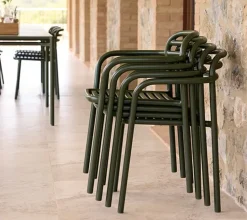 Silla con reposabrazos Bliss, Dark green*Cane-line Online