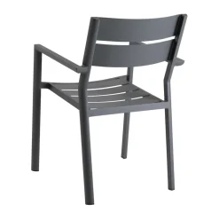 Silla con reposabrazos Delia, Anthracite*Brafab