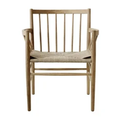 Silla con reposabrazos J82, Oak nature oiled*FDB Møbler Sale