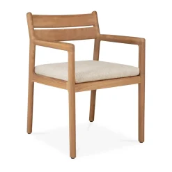 Silla con reposabrazos Jack Outdoor Dining, Natural*Ethnicraft Hot