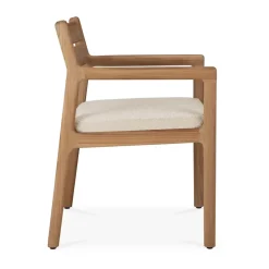 Silla con reposabrazos Jack Outdoor Dining, Natural*Ethnicraft Hot