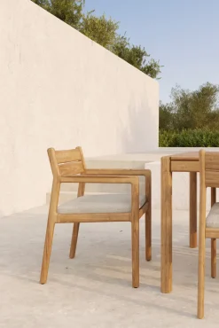 Silla con reposabrazos Jack Outdoor Dining, Natural*Ethnicraft Hot