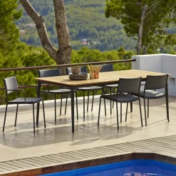Silla con reposabrazos Less, Light grey*Cane-line Sale
