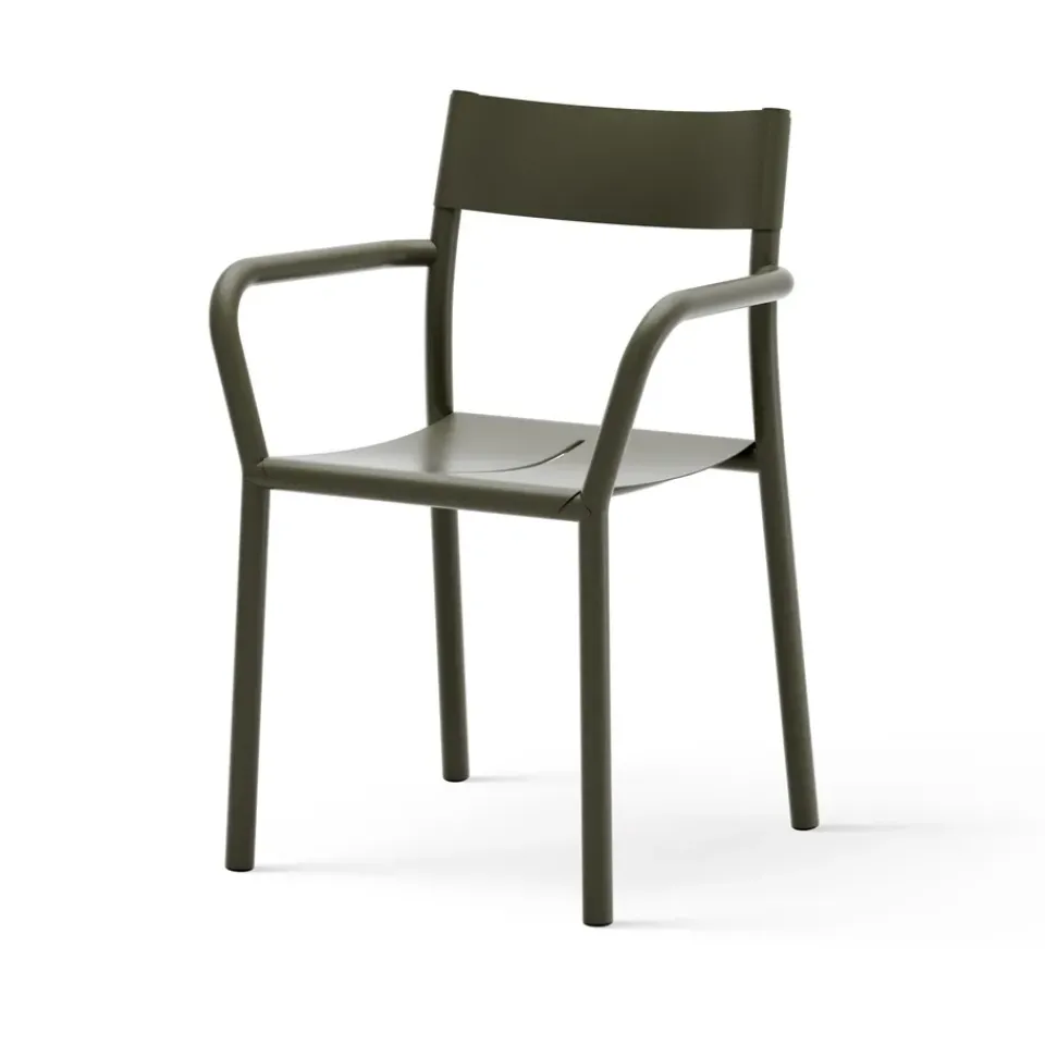 Silla con reposabrazos May Armchair Outdoor, Dark Green*New Works