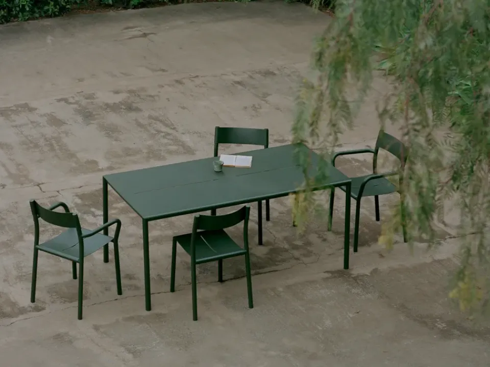 Silla con reposabrazos May Armchair Outdoor, Dark Green*New Works