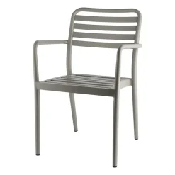 Silla con reposabrazos Messina, Taupe*1898 Clearance