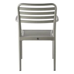Silla con reposabrazos Messina, Taupe*1898 Clearance