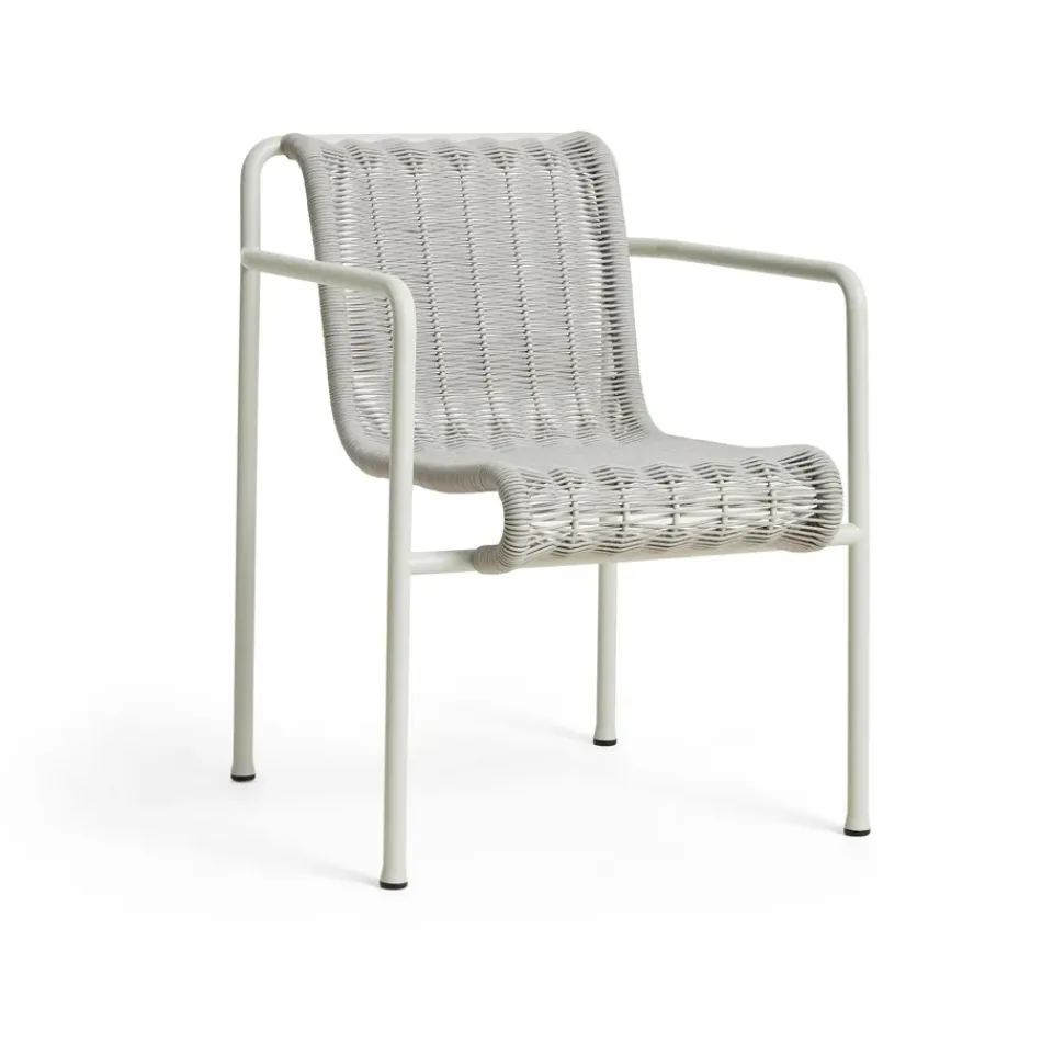 Silla con reposabrazos Palissade Cord Dining, Sky grey*HAY Discount
