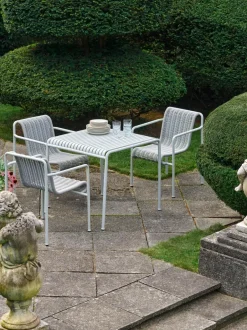 Silla con reposabrazos Palissade Cord Dining, Sky grey*HAY Discount