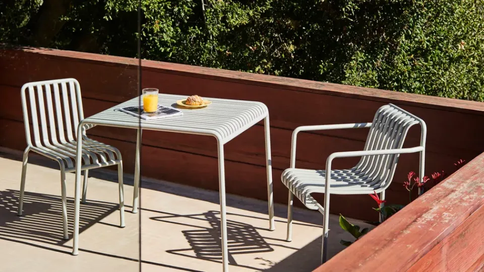 Silla con reposabrazos Palissade Dining, Sky grey*HAY Sale