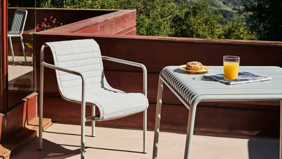 Silla con reposabrazos Palissade Dining, Sky grey*HAY Sale