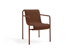 Silla con reposabrazos Palissade Dining, Iron red*HAY Clearance