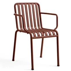 Silla con reposabrazos Palissade, Iron red*HAY New