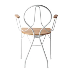 Silla con reposabrazos Pia, Soporte de acero lacado - roble aceitado*Gärsnäs Sale