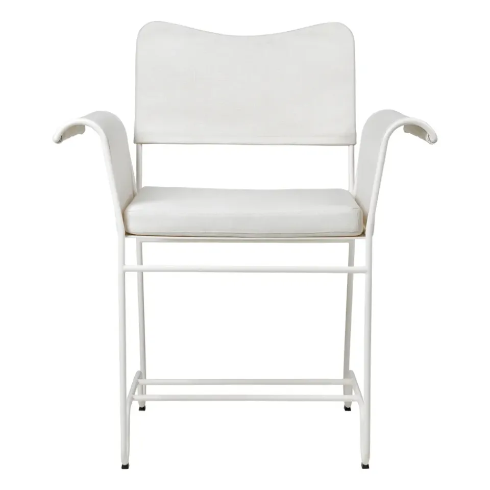 Silla con reposabrazos Tropique, White semi matt-Leslie 06*GUBI Best