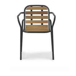 Silla con reposabrazos Vig Robinia, Black*Normann Copenhagen Clearance
