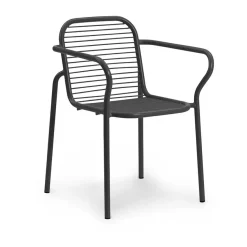 Silla con reposabrazos Vig, Black*Normann Copenhagen New