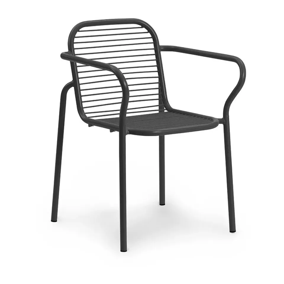 Silla con reposabrazos Vig, Black*Normann Copenhagen New